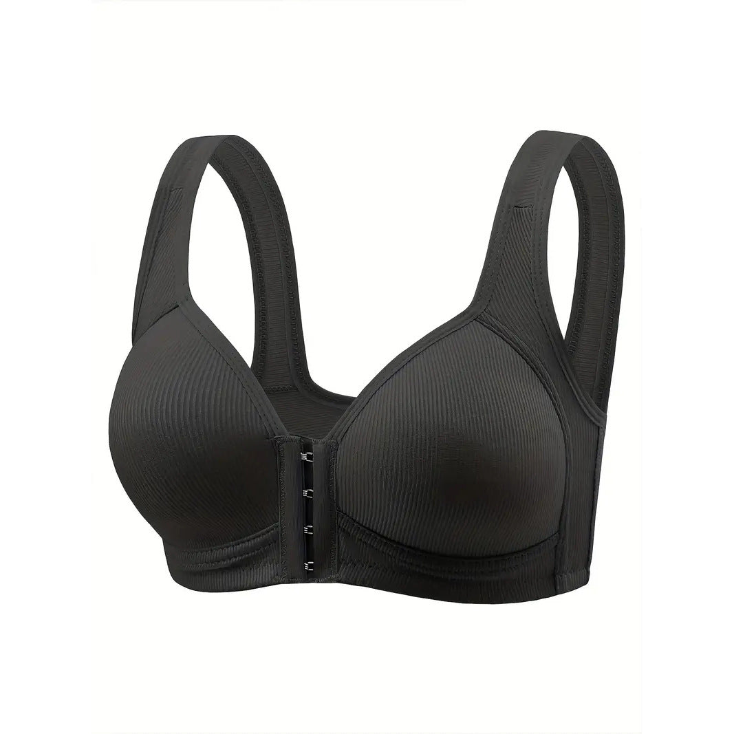 Women's Retro Wire-Free Push-Up Bra