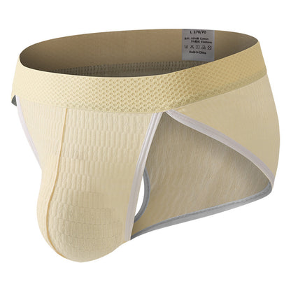 Men's comfortable pure cotton briefs