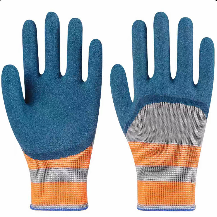 Sturdy rubber garden gloves