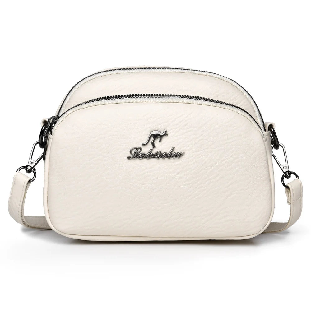 Women's Multi-Layer Round Crossbody Bag