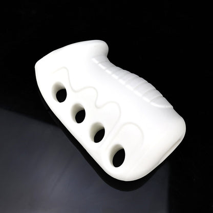 Milky-white interior decor piece