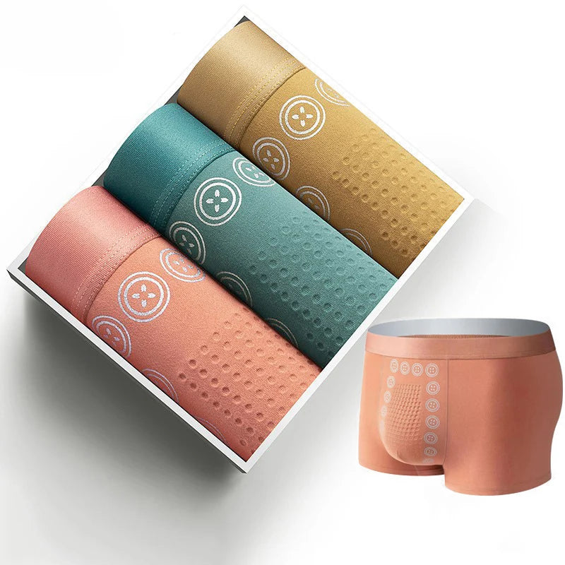 Men’s Milk Silk Breathable Boxer Briefs