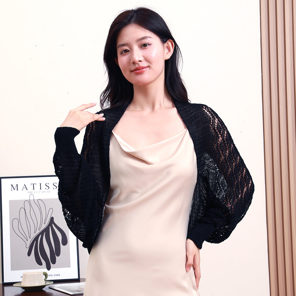 Women’s Summer Lightweight Breathable Sun Protection Shawl – Loose Fit Cover-Up