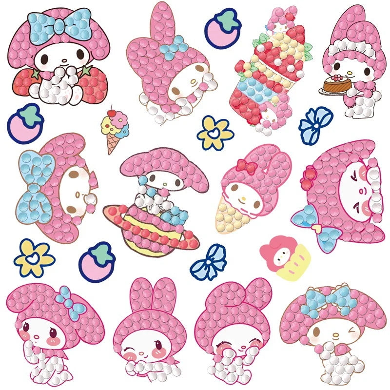 Children's DIY free stick cartoon diamond painting