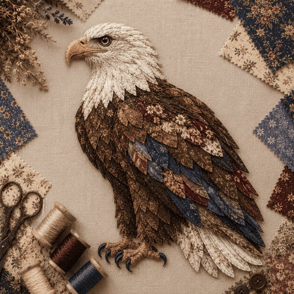 3D Patchwork Bird DIY Craft Kit