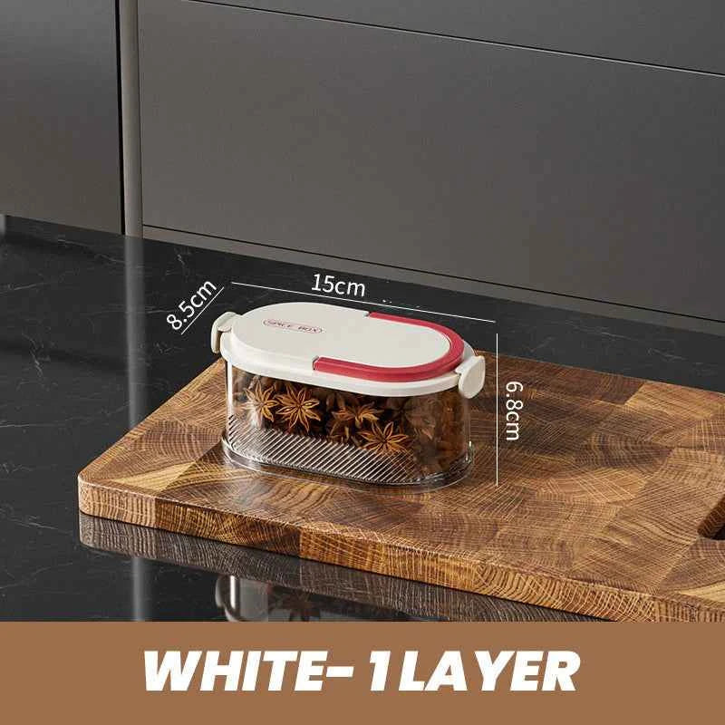 Multi-Layer Sealed Spice Organizer Set