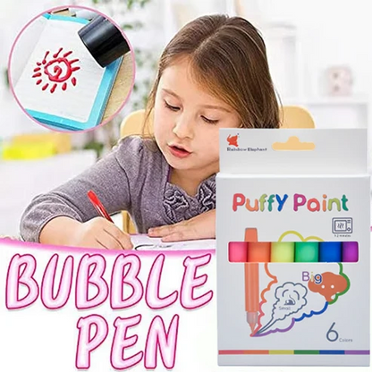 6pcs Puffy Magic Crayons