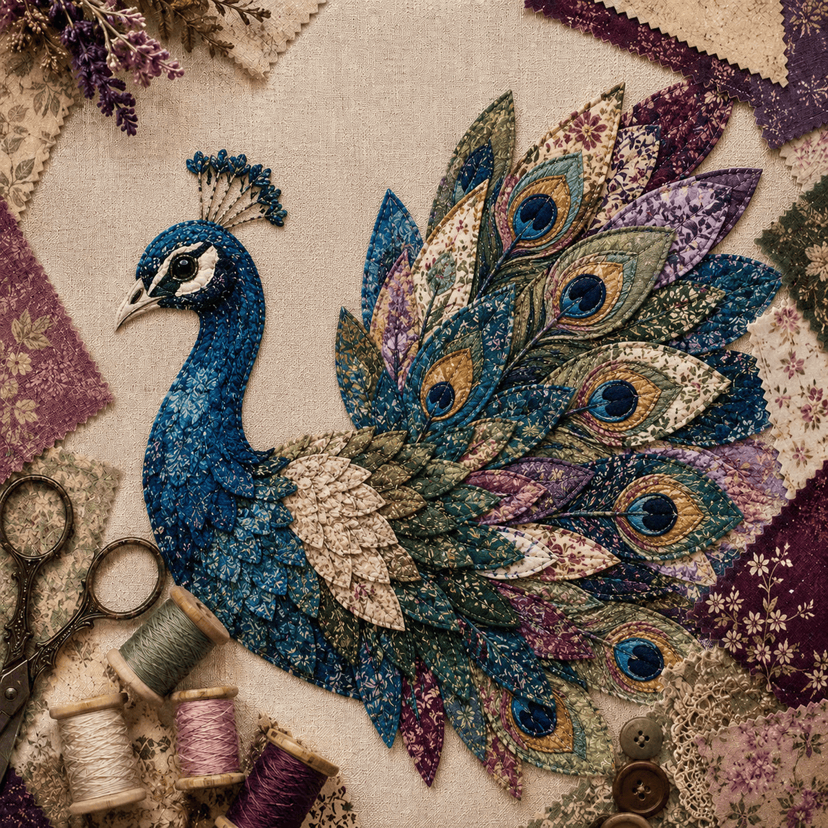 3D Patchwork Bird DIY Craft Kit
