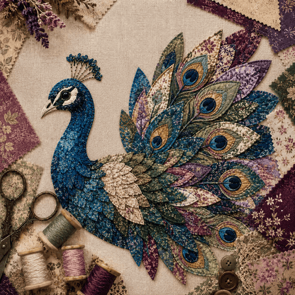 3D Patchwork Bird DIY Craft Kit
