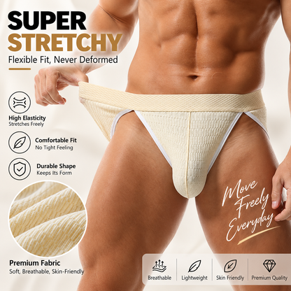 Men's comfortable pure cotton briefs