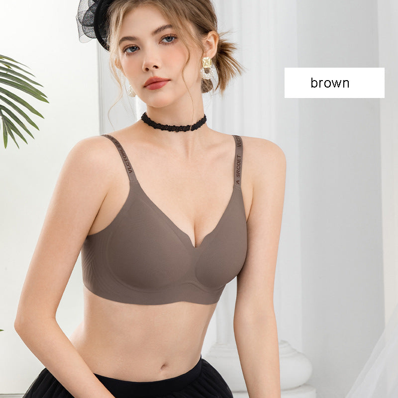Fixed cup jelly bra