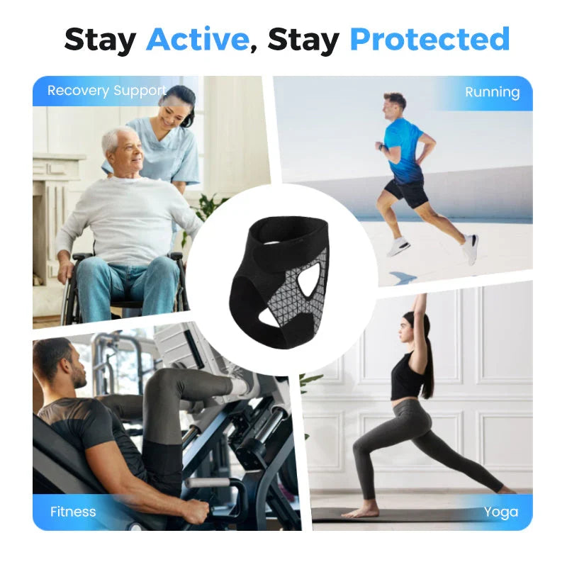 Professional Ankle Support Sports Bandage, Ankle Protector Sleeve，Adjustable elastic ankle strap