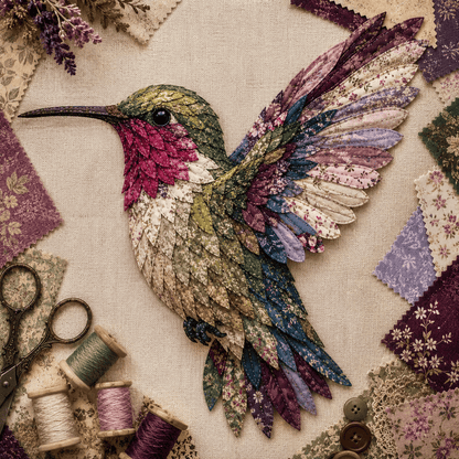 3D Patchwork Bird DIY Craft Kit