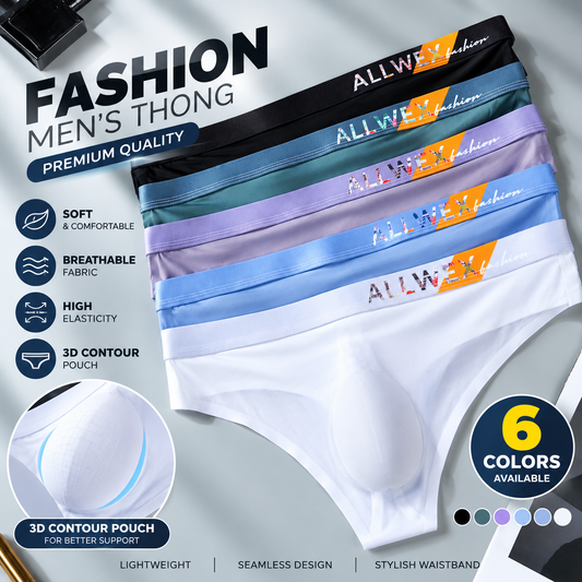 3 pack Men's comfortable ice silk underwear