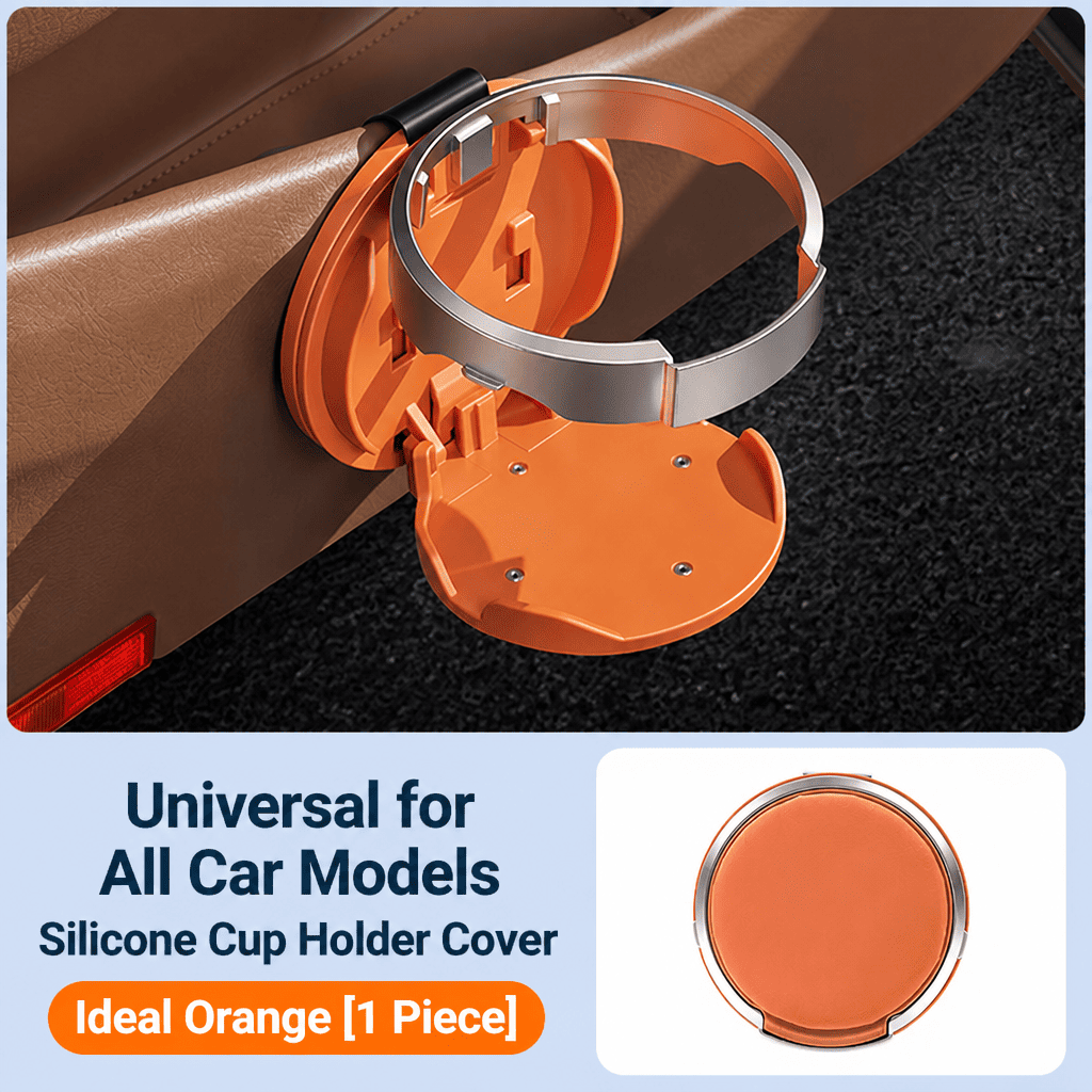 Universal Foldable Car Cup Holder with Hook