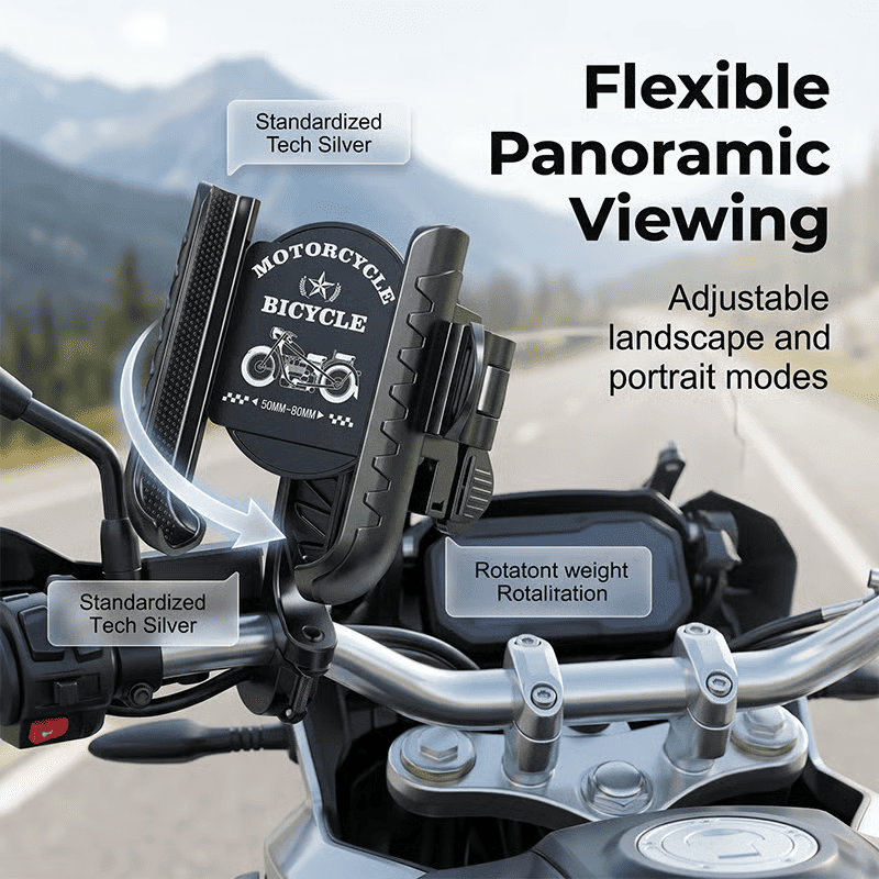 Bike Phone Mount – Secure Lock & One-Handed Quick Release