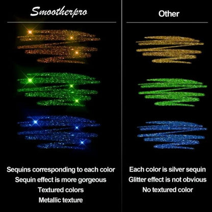 12 Packs Glitter Gel Pens – Sparkly Ink, Smooth Writing for Journaling & Card Making