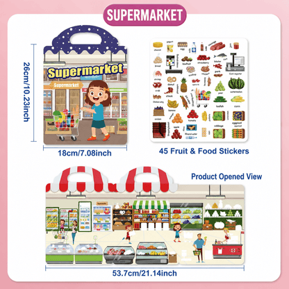 Reusable Jelly Sticker Book