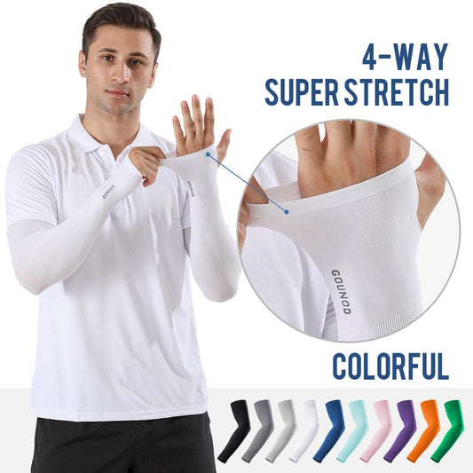 Unisex UPF 50+ sun protection UV arm sleeves