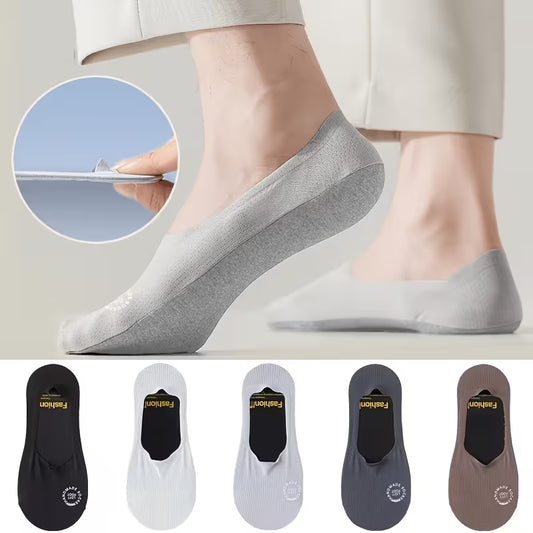 5-Pack Men's Ultra-Thin No-Show Socks