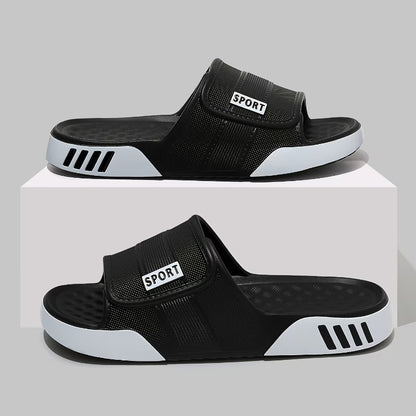 Comfortable, thick-soled, non-slip men's slippers
