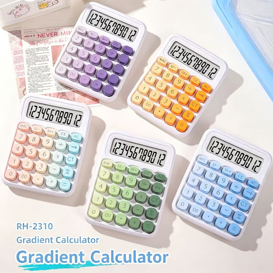 Portable gradient-colored calculator