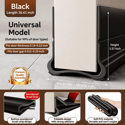 Triple Seal Under-Door Draft Stopper