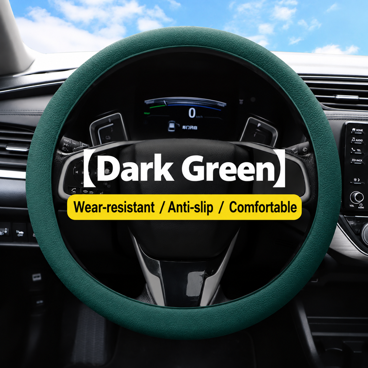 Non-slip Silicone Steering Wheel Protector