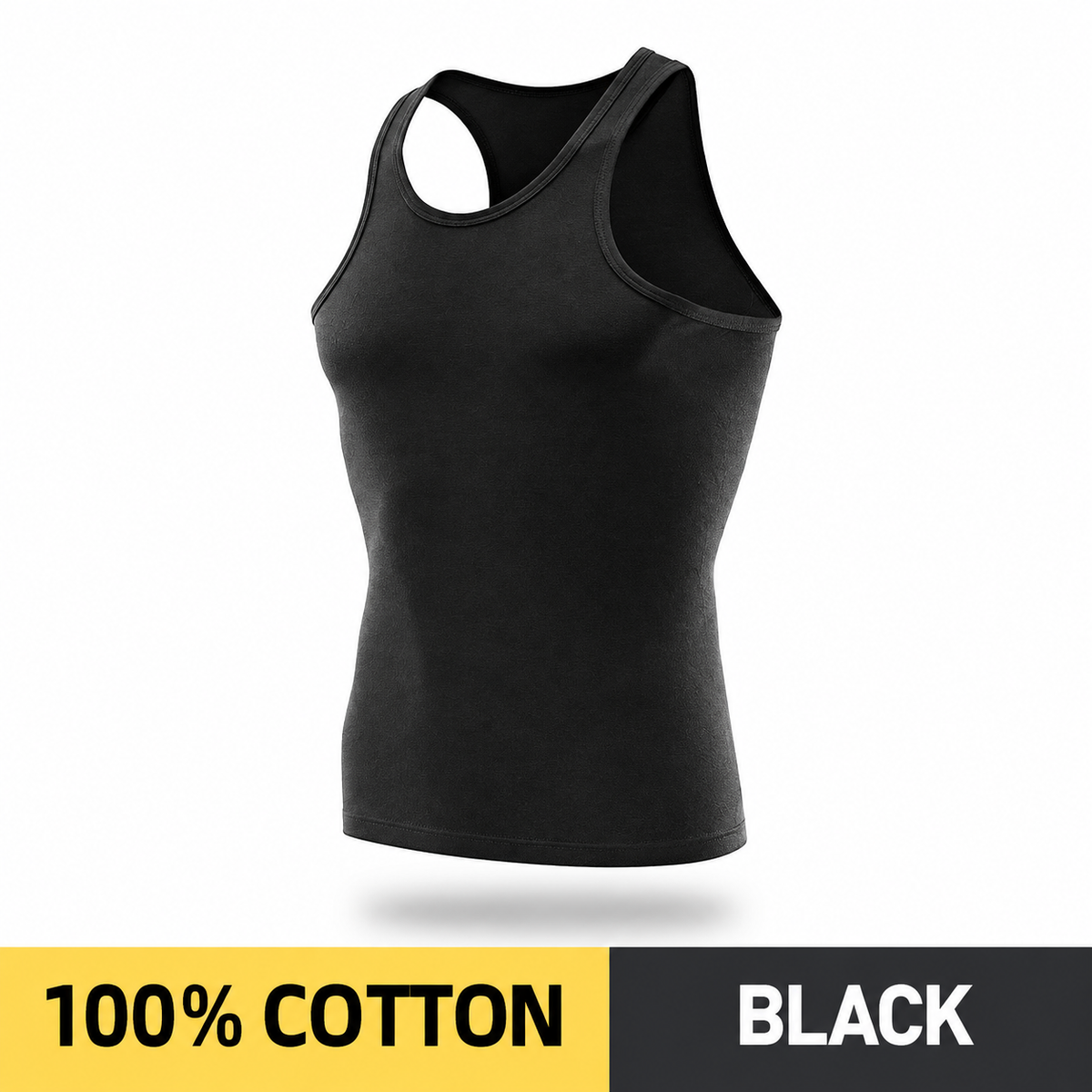 Men’s 100% Cotton Athletic Sleeveless Tank Top