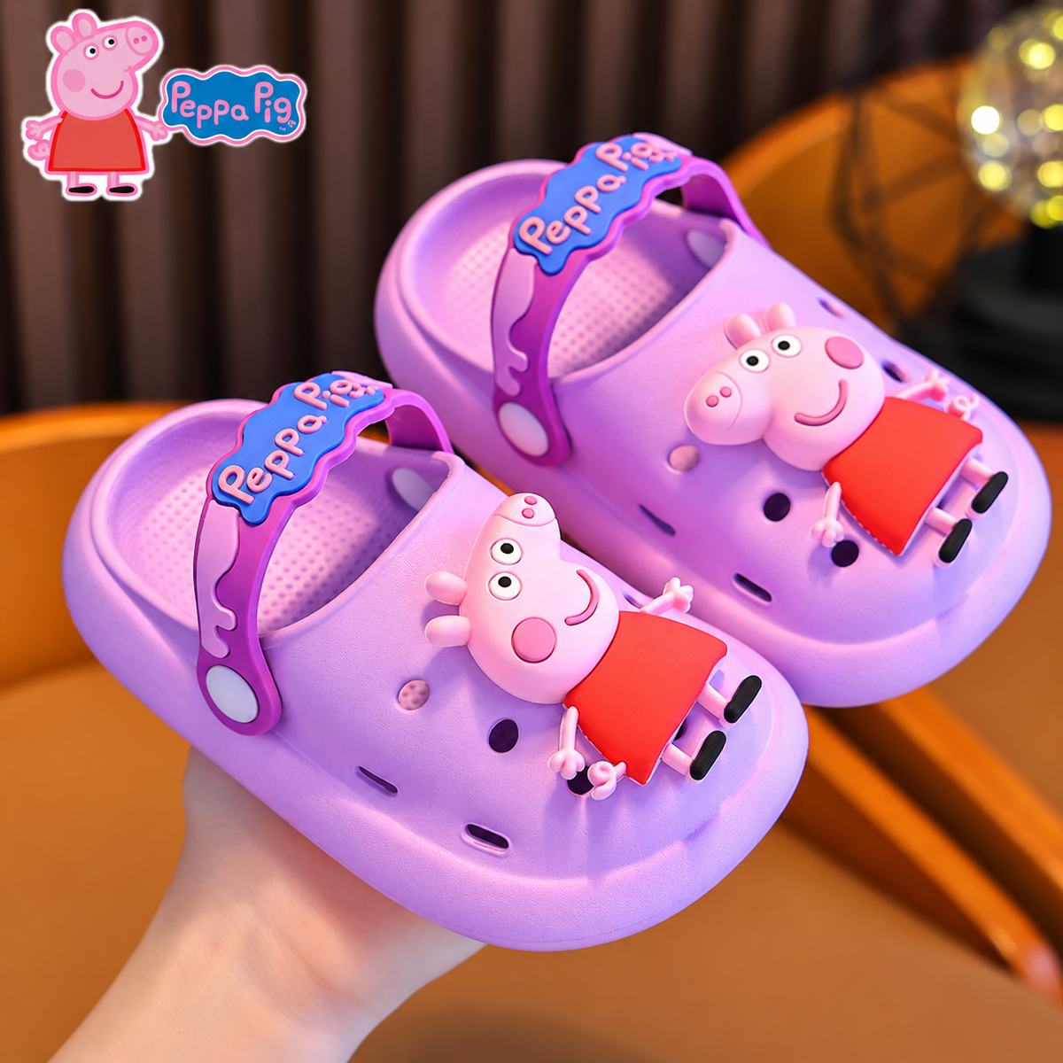 Kids’ Peppa Pig Non-Slip Summer Clogs & Sandals
