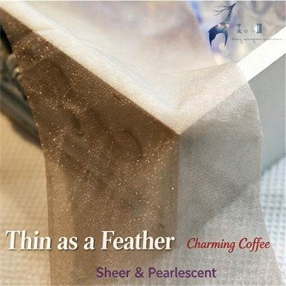 2 Packs- Plus‑Size Pearlescent Sheer Light Pantyhose
