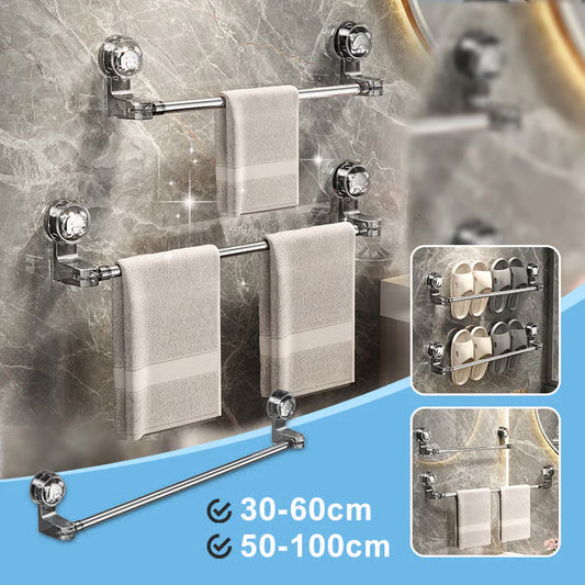 Adjustable Suction Cup Towel Bar