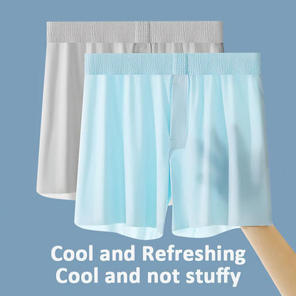 2026 Men's Milan Ice Silk Shorts – Ultra-Lightweight, Breathable, Quick-Dry & 4-Way Stretch, Perfect for Daily Wear, Panjabi, Thobe & Lungi