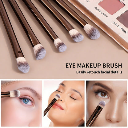 17 makeup brush sets + 1 makeup bag + 2 cushion compact sets