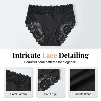 Women's Elegant Lace Comfort Briefs