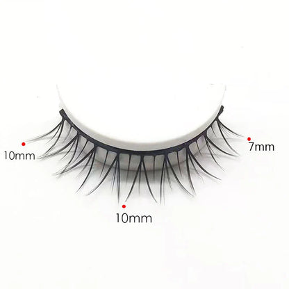 【3 Pairs】Reusable Self-Adhesive False Eyelashes