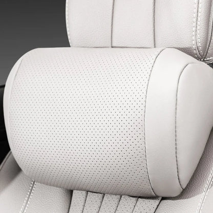 Car Headrest Cushion for Neck Support,Synthetic Nappa Leather Neck Cushion