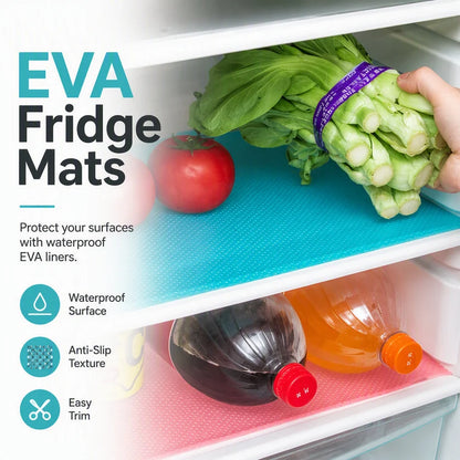 【2 Pcs/4 Pcs】Waterproof Fridge Shelf Liners