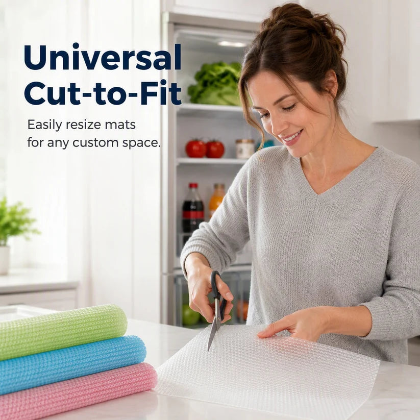 【2 Pcs/4 Pcs】Waterproof Fridge Shelf Liners