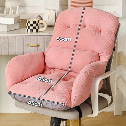 Thickened integrated seat and back cushion
